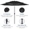 Best Choice Products 10ft 3-Tier Patio Umbrella, Market Sun Shade w/ Tilt Adjustment, Easy Crank